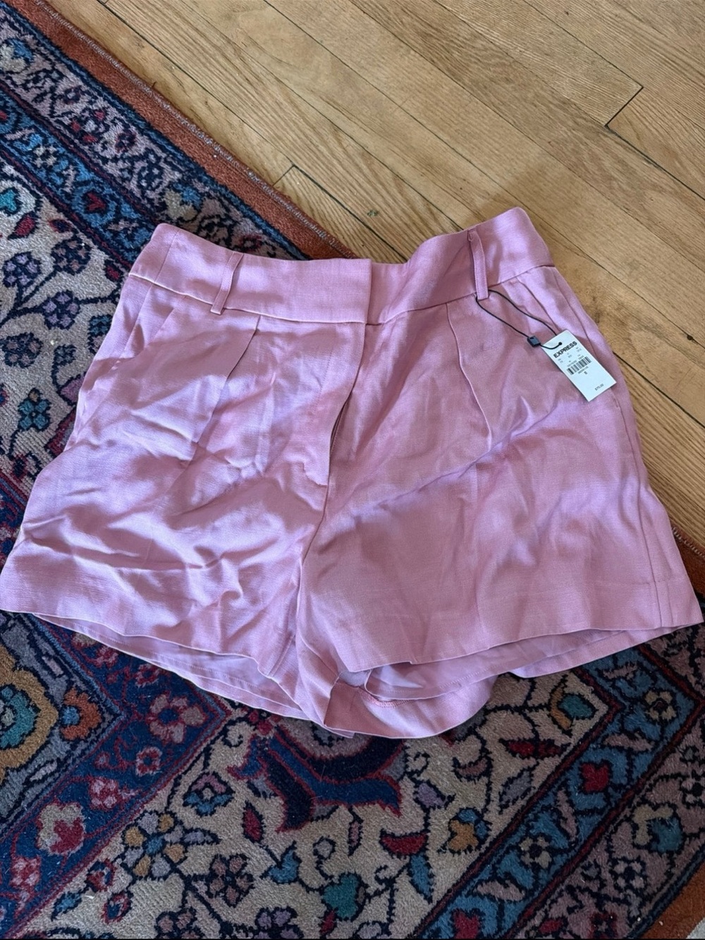 Express Pink High Waist Women's Shorts